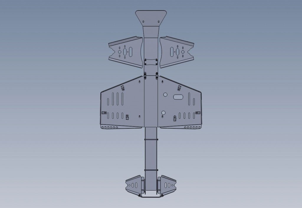 BRP Outlander 650/800 — защита днища и рычагов (4 мм)